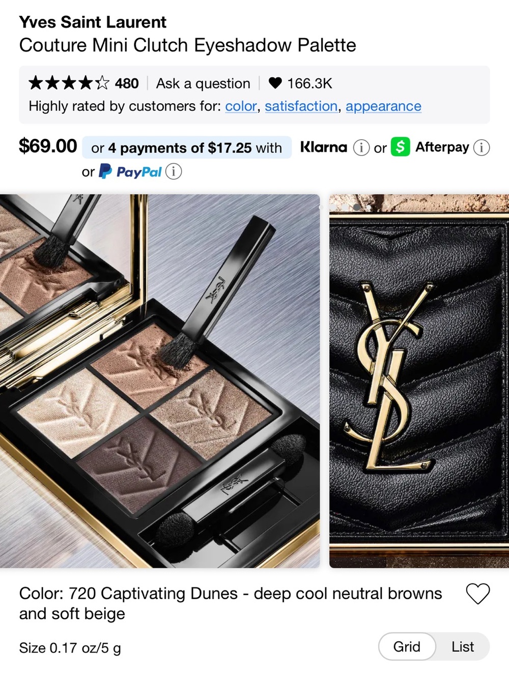 💛 Mother’s Day YSL bundle 💛 Eye palette, blush compact and plumping lip oil - Picture 5 of 7